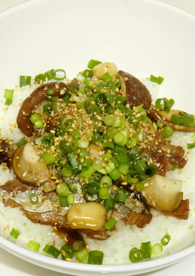さんまの缶詰　蒲焼き丼-レシピのメイン写真