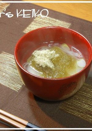 即席☆とろろ昆布のおすまし雑煮-レシピのメイン写真