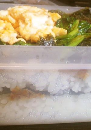 楽しみ２倍☆二段のり弁当☆-レシピのメイン写真