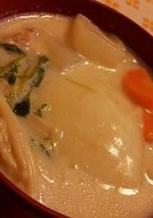 ☆ポタージュ風変わり雑煮☆-レシピのメイン写真