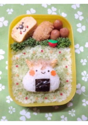 節分のお弁当に☆鬼おにぎりくん-レシピのメイン写真
