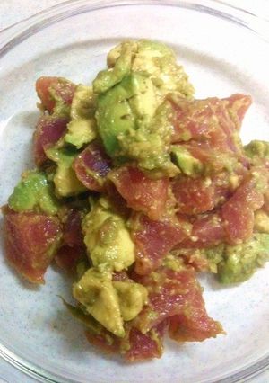 まぐろとアボカドのわさび醤油和え-レシピのメイン写真