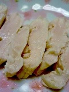 裏技使ってレンジでしっとり柔らかささみ-レシピのメイン写真