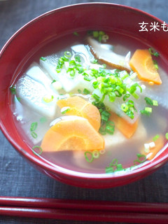 玄米もち入りお雑煮♪-レシピのメイン写真