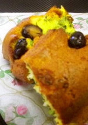 めっけもん♪黒豆入り！シフォンケーキ-レシピのメイン写真