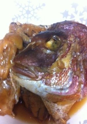 コツ２つ☆真鯛のあらの煮つけ-レシピのメイン写真