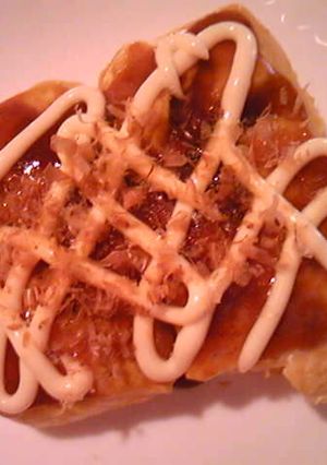 超簡単☆お好み焼き風お餅-レシピのメイン写真