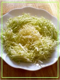 ちょっと可愛いキャベツの千切り-レシピのメイン写真