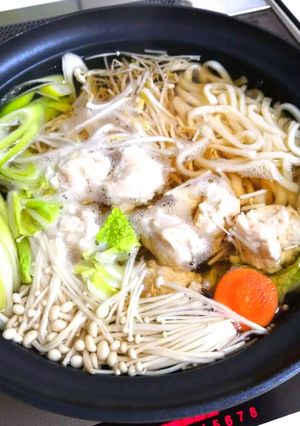 鍋のふわふわ鶏団子-レシピのメイン写真