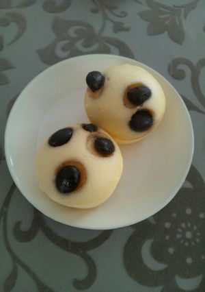 ☆おせちリメイク☆黒豆入り米粉蒸しパン-レシピのメイン写真