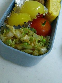 お弁当に~キャベツのおかか醤油♬-レシピのメイン写真