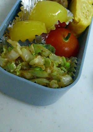 お弁当に～キャベツのおかか醤油♬-レシピのメイン写真