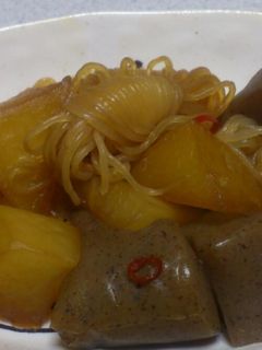 簡単!!ピリ辛蒟蒻煮-レシピのメイン写真