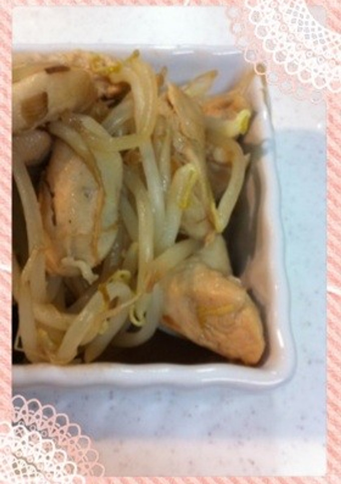 簡単美味☆もやしとササミの炒め物-レシピのメイン写真