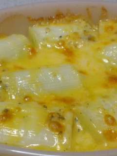 簡単!!チーズたっぷりのネギオーブン焼き-レシピのメイン写真