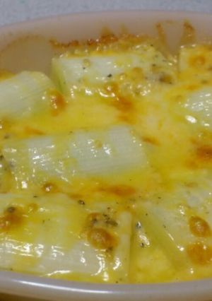 簡単！！チーズたっぷりのネギオーブン焼き-レシピのメイン写真