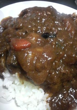 おせちの余った黒豆カレー-レシピのメイン写真