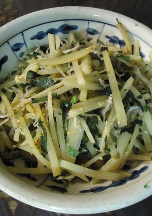 じゃがいもの大葉炒め-レシピのメイン写真