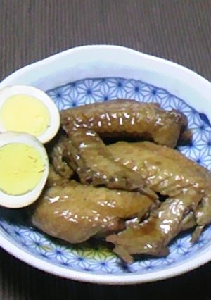 圧力鍋で手羽先とゆで卵のさっぱり煮-レシピのメイン写真