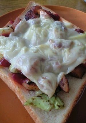 ホットドック風トースト-レシピのメイン写真
