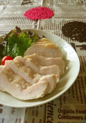 塩麹でしっとり鶏ハム!時短簡単!-レシピのメイン写真