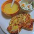 ワンプレートでカフェ風朝ごはん♪