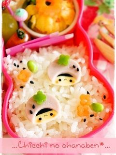 *キャラ弁* 魚ニソDEイチゴ頭巾ちゃん-レシピのメイン写真