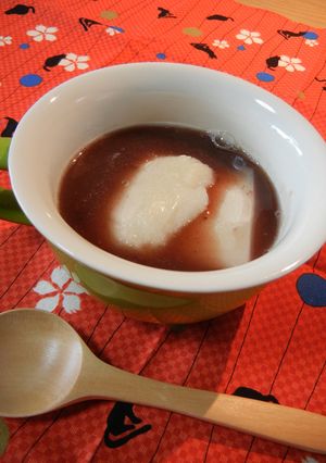 缶詰めの”ゆであずき”で『簡単ぜんざい』-レシピのメイン写真