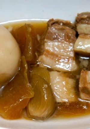 【糖質オフ版】柔らか豚の角煮を炊飯器で。-レシピのメイン写真