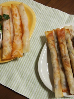 海老と鯖のスティック春巻き-レシピのメイン写真