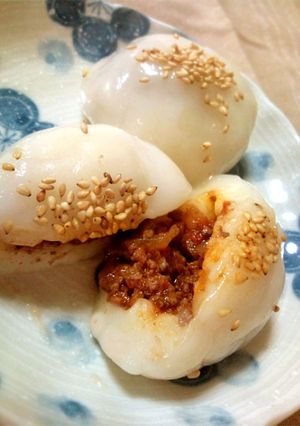 白玉粉で簡単おかず♥もちもち肉団子-レシピのメイン写真