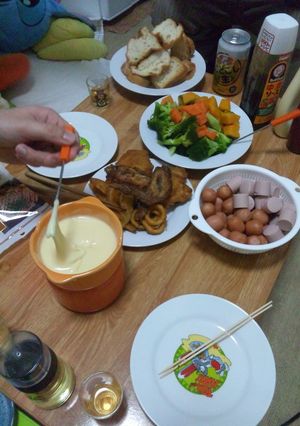 楽しいチーズフォンデュPARTY-レシピのメイン写真