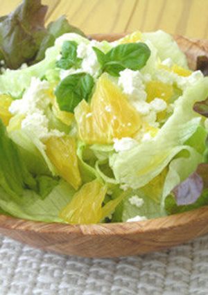夏みかんとカッテージチーズサラダ-レシピのメイン写真