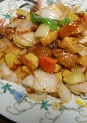 伊達巻と中華名菜でリメイク酢豚-レシピのメイン写真
