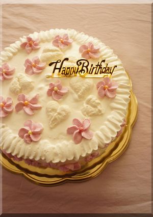 * お花畑 ❤ 苺のショートケーキ♪-レシピのメイン写真