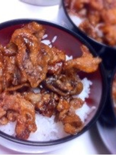 簡単美味しい豚肉甘辛丼-レシピのメイン写真