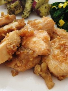 柔らかムネ肉たまねぎソース焼き-レシピのメイン写真