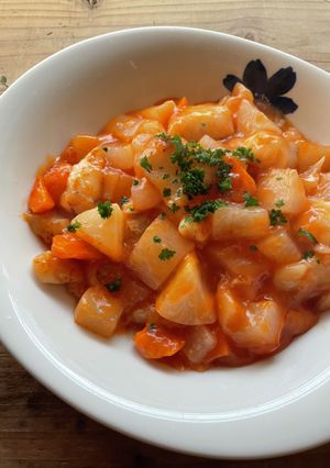m根菜とタラのチリソース風-レシピのメイン写真