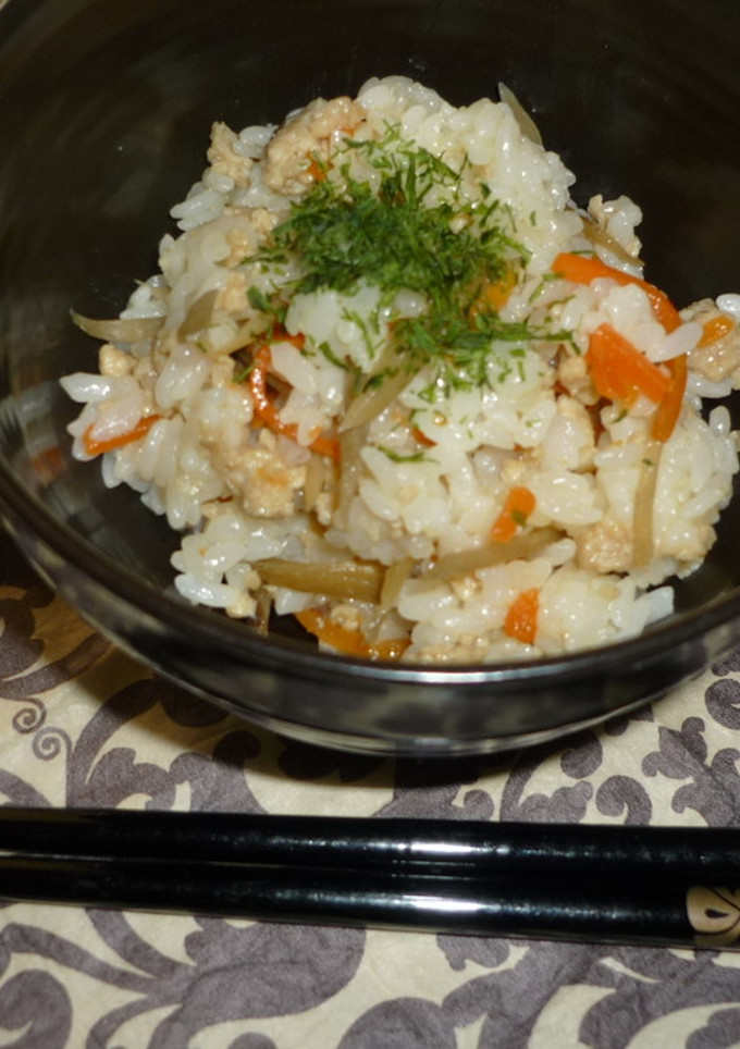 ☆煮物の残りで混ぜご飯☆-レシピのメイン写真
