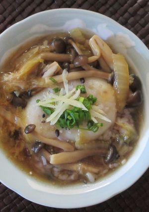 １６穀もち入りあんかけおかゆ-レシピのメイン写真