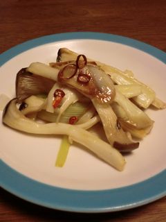 えりんぎと長ネギのニンニク炒め-レシピのメイン写真