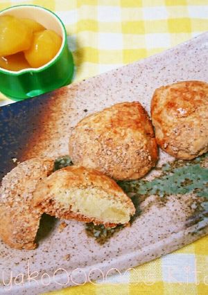 おせちの残りとＨＭで簡単☆栗きんとん饅頭-レシピのメイン写真