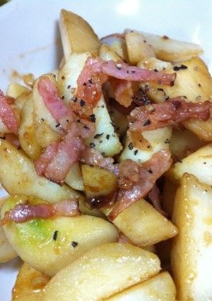 里芋のベーコン炒め-レシピのメイン写真