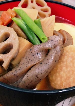 筑前煮をリメイク☆具だくさんうどん-レシピのメイン写真
