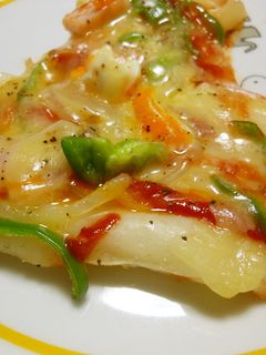 おもちアレンジ 餅ピザ-レシピのメイン写真