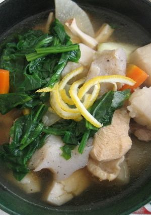 揚げ餅いり雑煮-レシピのメイン写真
