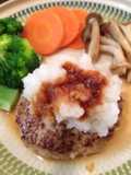 juicy hamburg steak