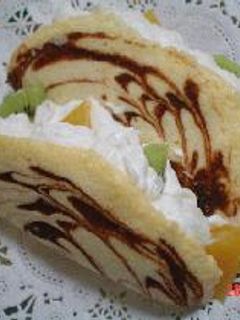 レンジでオムレツケーキ♪-レシピのメイン写真