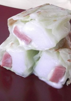 焼きロールキャベツ　ハムもちーず-レシピのメイン写真