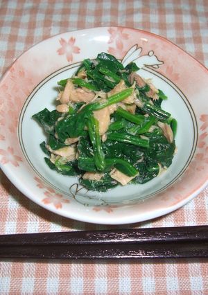 ＊ほうれん草とツナの和えもの＊その①-レシピのメイン写真
